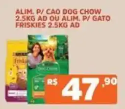 Supermercados Pague Menos alim. p/ cao dog chow oferta