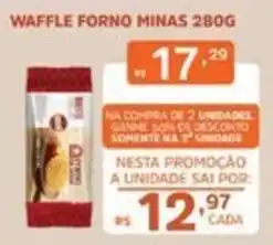 Supermercados Pague Menos Waffle forno minas oferta