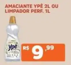 Supermercados Pague Menos Amaciante ype 2l ou limpador perf. 1l oferta