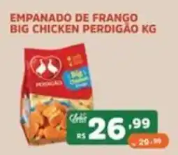 Supermercados Pague Menos empanado de frango big chicken perdigão kg oferta