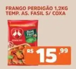 Supermercados Pague Menos Frango perdigão 1,2kg temp. as. fasil s/ coxa oferta