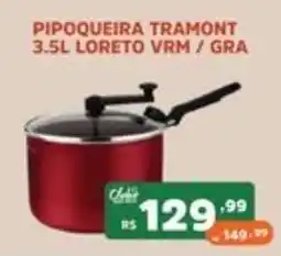 Supermercados Pague Menos Pipoqueira tramont 3.5l loreto vrm / gra oferta
