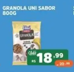 Supermercados Pague Menos Granola uni sabor oferta