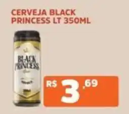 Supermercados Pague Menos Cerveja black princess oferta