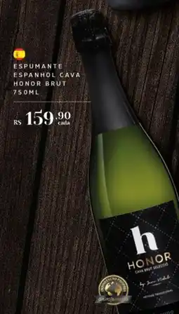 Empório Bahamas Espumante espanhol cava honor brut oferta