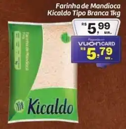 Comper Farinha de Mandioca Kicaldo Tipo Branca oferta