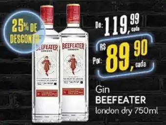 Cometa Supermercados Gin beefeater london dry oferta