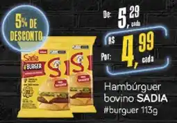 Cometa Supermercados Hambúrguer bovino sadia #burguer oferta