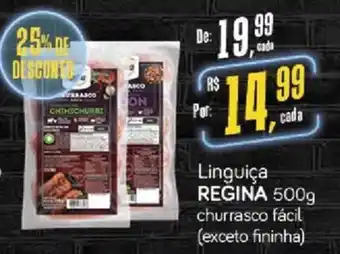 Cometa Supermercados Linguiça regina churrasco fácil oferta