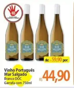 Atacadão Vinho Português Mar Salgado Branco DOC Garrafa oferta