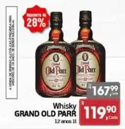 Cometa Supermercados Whisky grand old parr 12 anos oferta