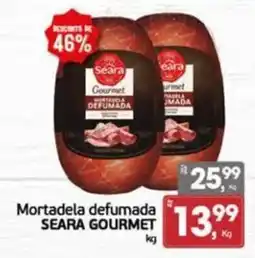 Cometa Supermercados Mortadela defumada seara gourmet oferta