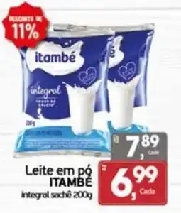 Cometa Supermercados Leite em pó itambé integral sachê oferta