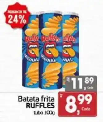 Cometa Supermercados Batata frita ruffles oferta