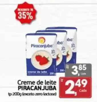 Cometa Supermercados Creme de leite piracanjuba oferta