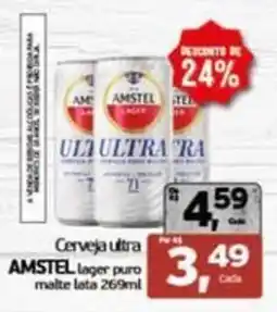 Cometa Supermercados Cerveja ultra amstel lager puro oferta
