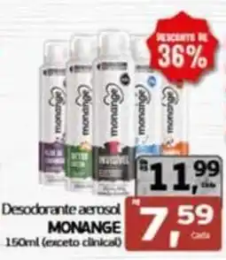 Cometa Supermercados Desodorante aerosol monange oferta
