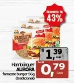 Cometa Supermercados Hambúrguer auróra oferta