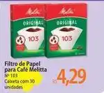 Atacadão Melitta - filtro de papel para café oferta