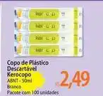 Atacadão Kerocopo - copo de plástico descartável oferta