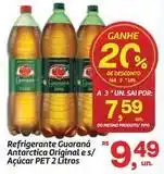 Fort Atacadista Guaraná - refrigerante antarctica original e s/ açúcar oferta