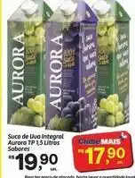 Fort Atacadista Aurora - suco de uva integral tp 1,5 litros sabores oferta