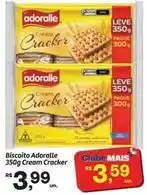 Fort Atacadista Adoralle - biscoito adoralle 350g cream cracker oferta