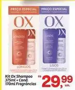 Fort Atacadista Ox - kit shampoo 375ml + cond. fragrâncias oferta