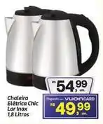 Fort Atacadista Chic - chaleira elétrica lar inox oferta