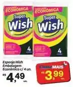 Fort Atacadista Wish - esponja embalagem econômica oferta