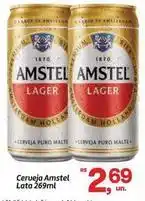 Fort Atacadista Amstel - cerveja lata oferta