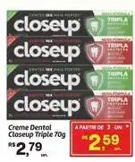 Fort Atacadista Close up - creme dental triple oferta