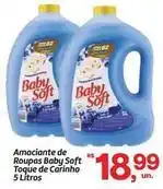 Fort Atacadista Baby soft - amaciante de roupas toque de carinho oferta