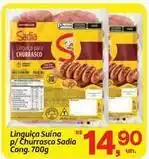 Fort Atacadista Sadia - linquica suína p/ churrasco oferta