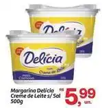 Fort Atacadista Delícia - margarina creme de leite s/sal oferta