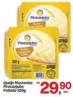 Fort Atacadista Piracanjuba - queijo mussarela oferta