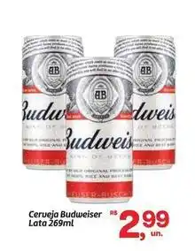 Fort Atacadista Budweiser - cerveja lata oferta