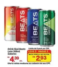 Fort Atacadista Sabor - drink skol beats lata oferta