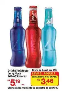 Fort Atacadista Beats - drink skol long neck oferta