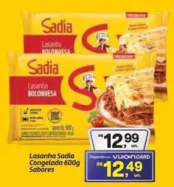 Fort Atacadista Sadia - lasanha congelada oferta
