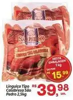 Fort Atacadista São pedro - linguiça tipo calabresa oferta