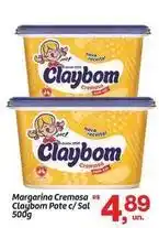 Fort Atacadista Claybom - margarina cremosa pote c/sal oferta