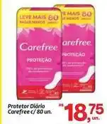 Fort Atacadista Carefree - protetor diário oferta