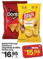Fort Atacadista Lay's - batata frita clàssica ou salgadinho de milho oferta