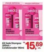 Fort Atacadista Seda - kit shampoo 300ml+ condicionador 190ml oferta
