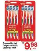 Fort Atacadista Colgate - escova dental classic clean c/ 4 un oferta