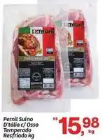 Fort Atacadista Pernil suino d'tátula c/osso temprado oferta