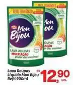 Fort Atacadista Mon bijou - lava roupas líquido oferta