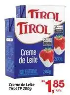 Fort Atacadista Tirol - creme de leite oferta