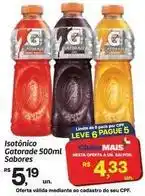Fort Atacadista Gatorade - isotônico oferta